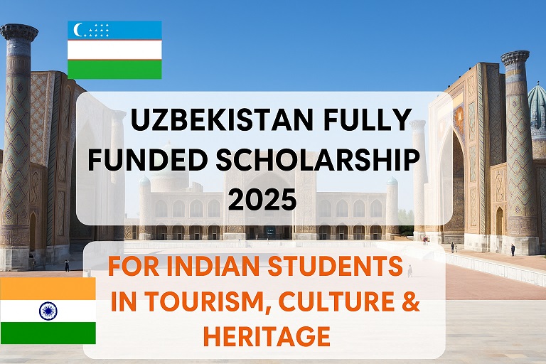 Uzbekistan Fully Funded Scholarship 2025 – For Indian Students in Tourism, Culture & Heritage