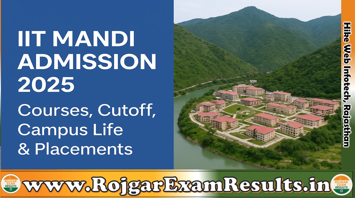 IIT Mandi Admission 2025: Courses, Cutoff, Campus Life & Placements