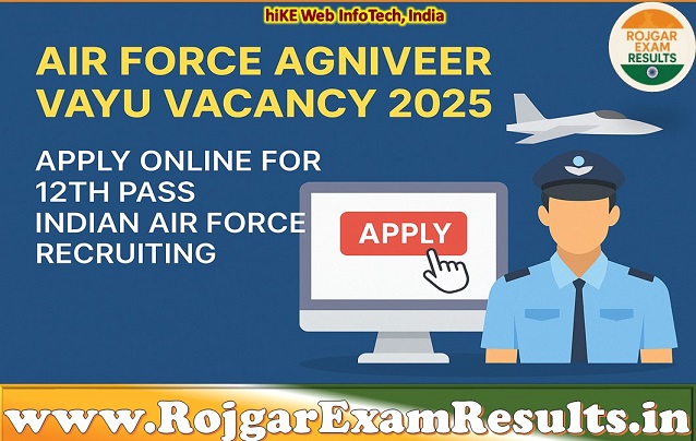 IAF Agniveer 2025 – Apply Now for 2500 Vacancies