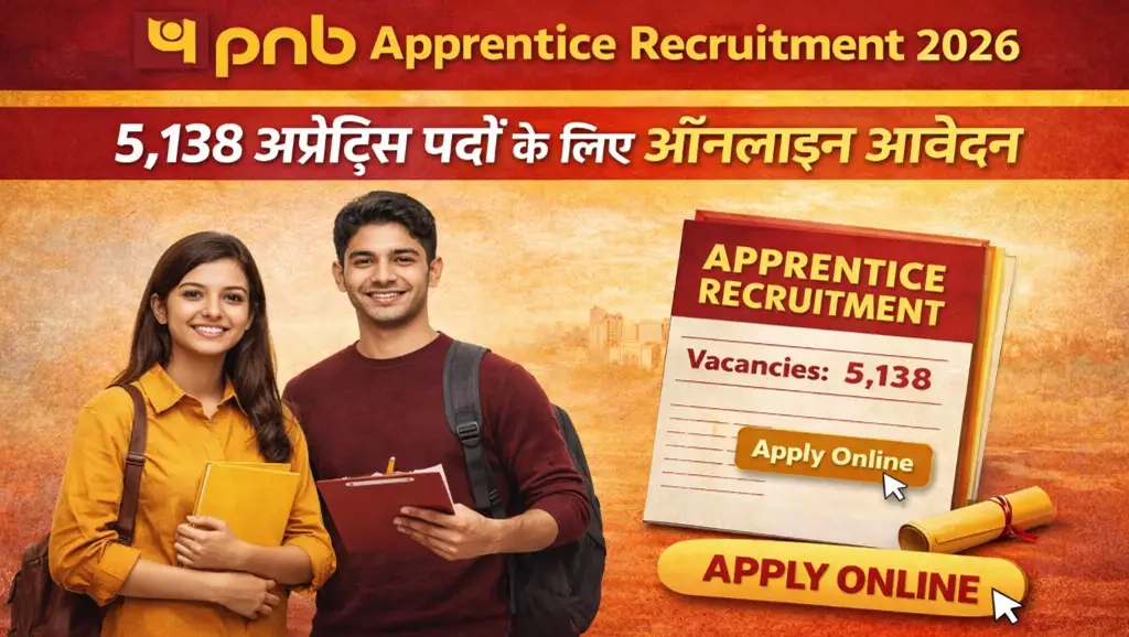 PNB Apprentice Recruitment 2026: Apply Online for 5,138 Posts